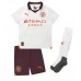 Camiseta Manchester City Erling Haaland #9 Segunda Equipación Replica 2023-24 para niños mangas cortas (+ Pantalones cortos)